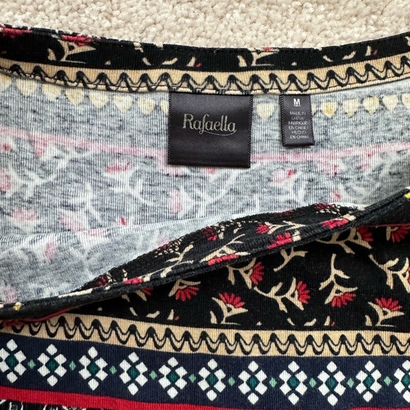 Rafaella Three Quarter Sleeve Top - Medium - Picture 4 of 8